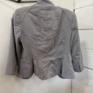 White House Black Market Gray Blazer